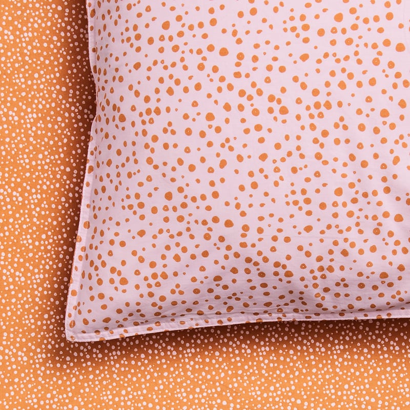 Stonewashed Printed Cotton Desert Spot Sheet Separates