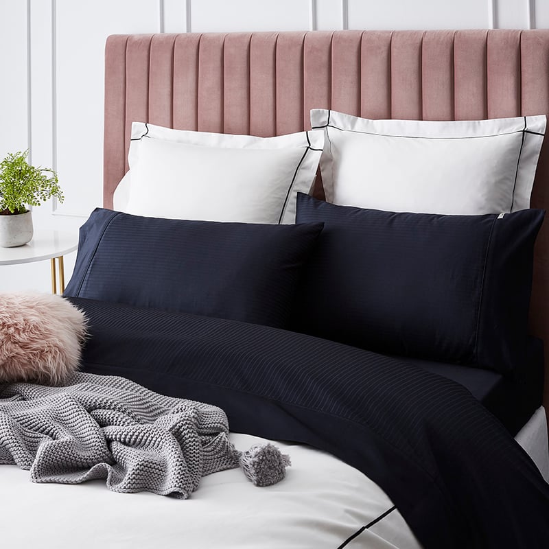 Luxury Collection Midnight Stripe Sheet Set