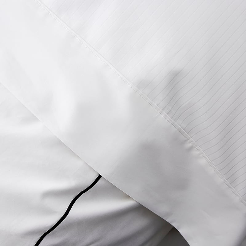 Luxury Collection Snow Stripe Sheet Set