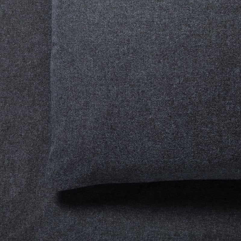 Super Soft Brushed Cotton Charcoal Sheet Separates