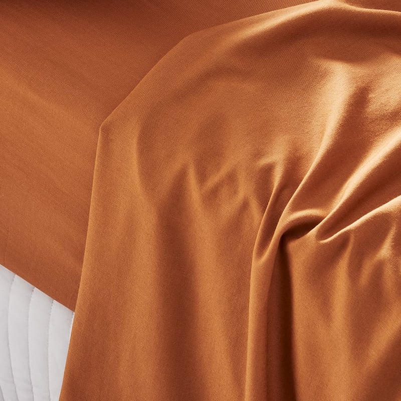 Bamboo Linen Terracotta Sheet Separates