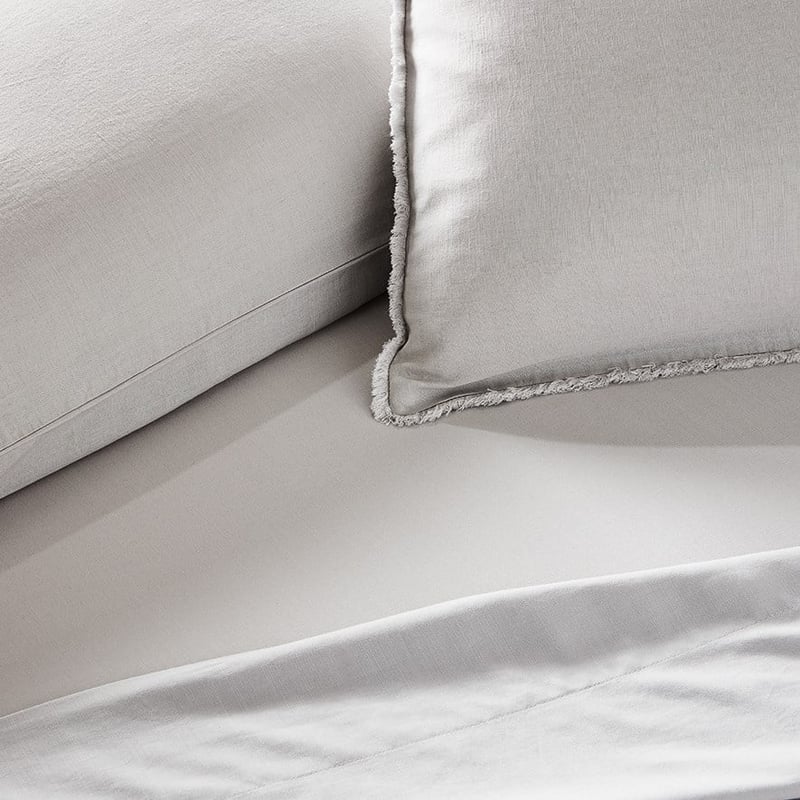 Bamboo Linen Silver Sheet Separates