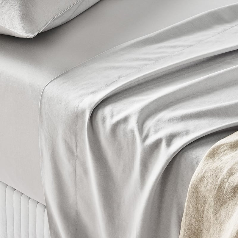 Bamboo Linen Silver Sheet Separates