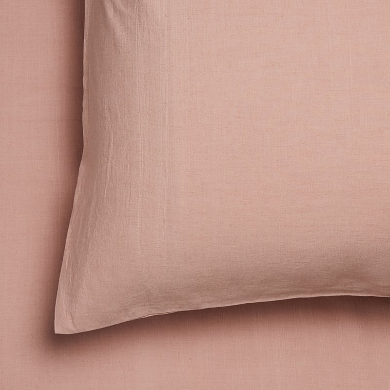 Bamboo Linen Pink Quilt Cover Separates