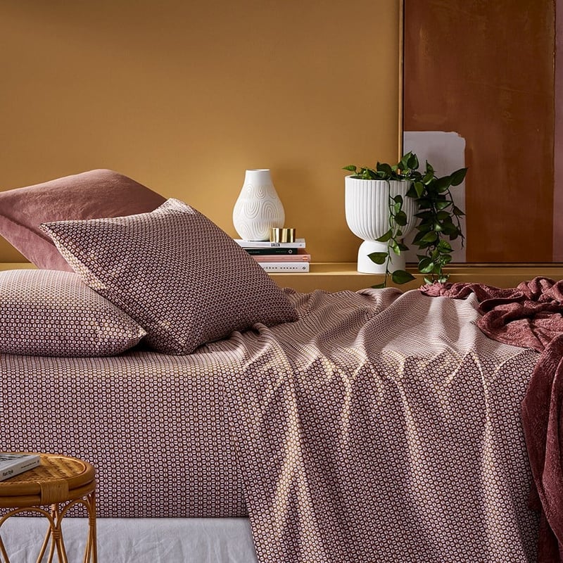 Printed Pixel Geo Sheet Set