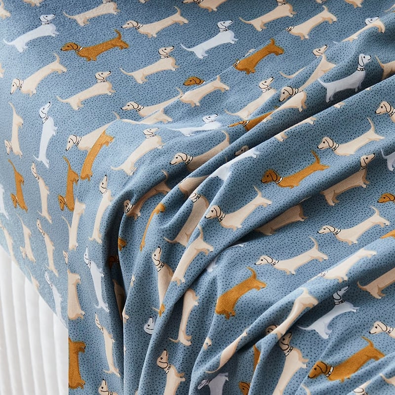 Printed Dachshund Sheet Set