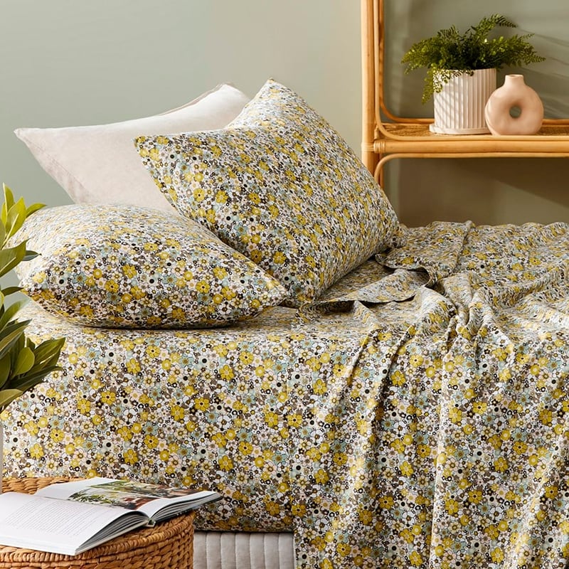 Printed Fresh Bloom Sheet Set