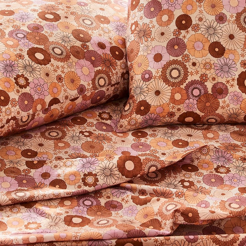 Printed Kiera Floral Sheet Set