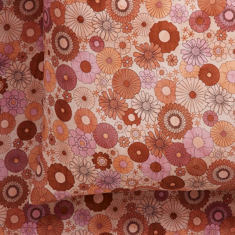 Printed Kiera Floral Sheet Set