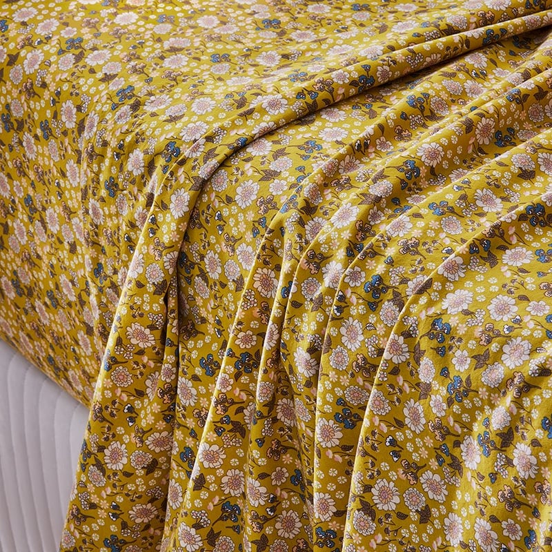 Printed Mustard Sheet Set