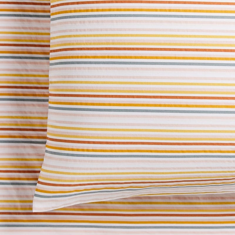 Printed Retro Stripe Sheet Set