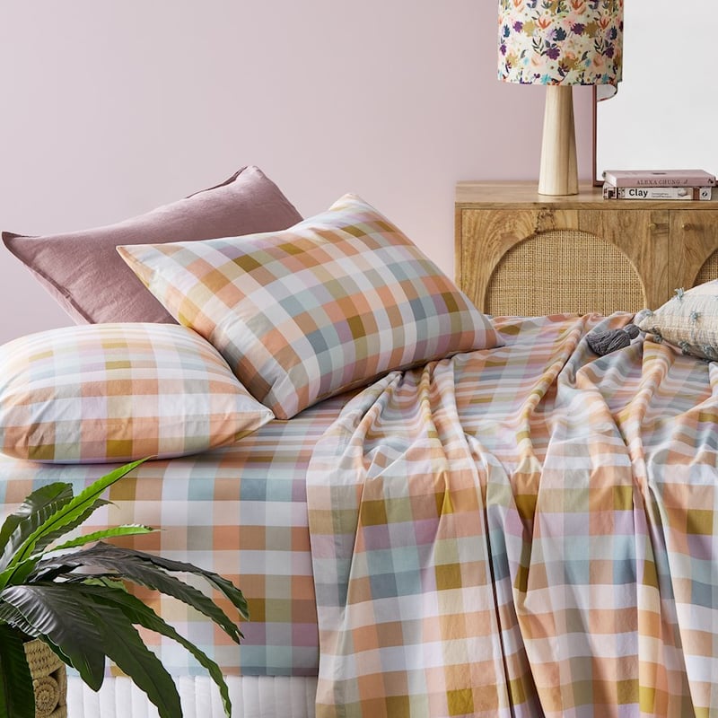 Printed Soulful Check Sheet Set