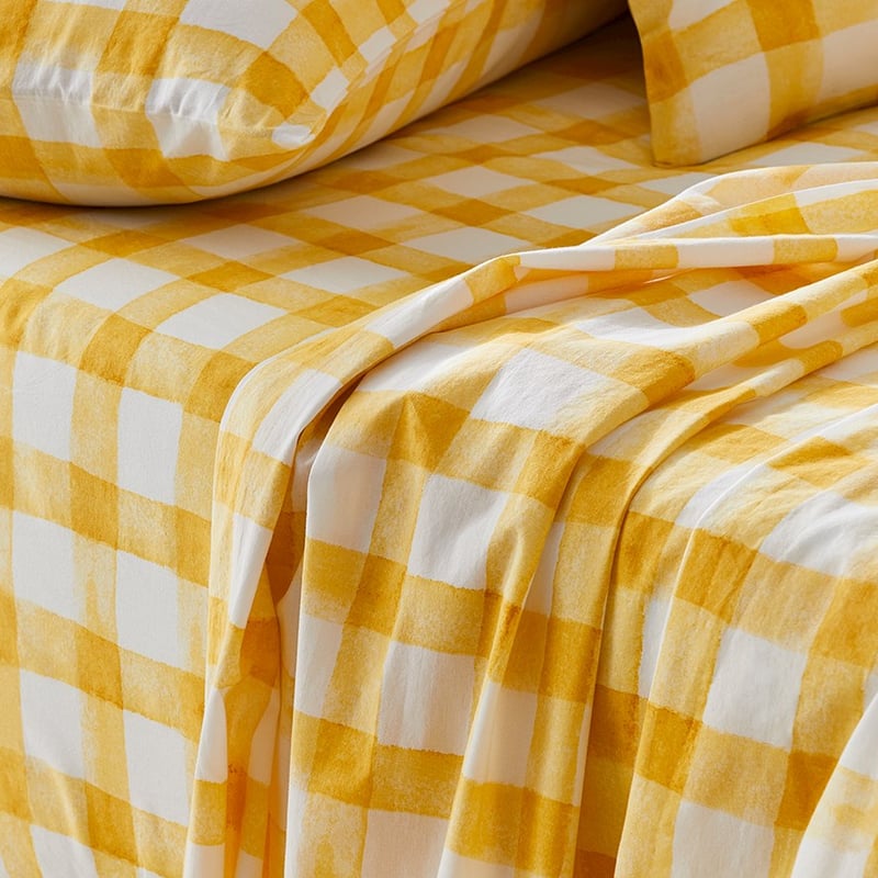 Printed Pear Check Sheet Set