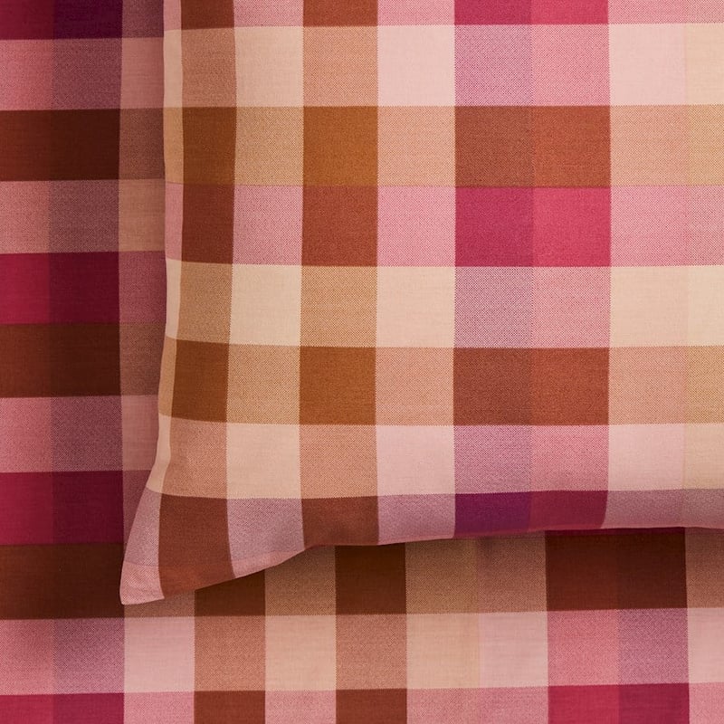 Printed Raspberry Check Sheet Set