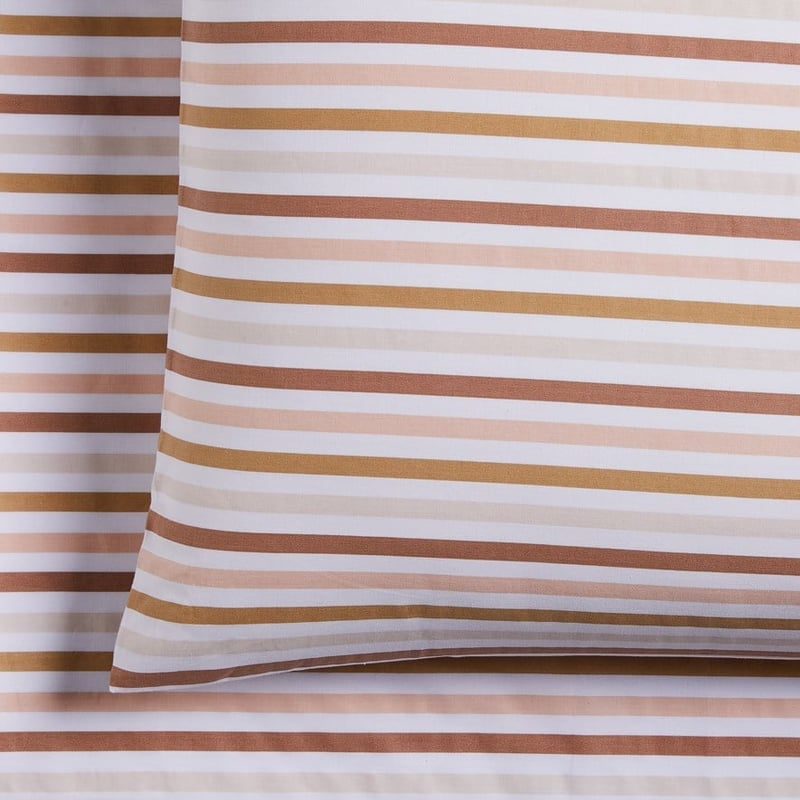 Printed Sandy Stripe Sheet Set