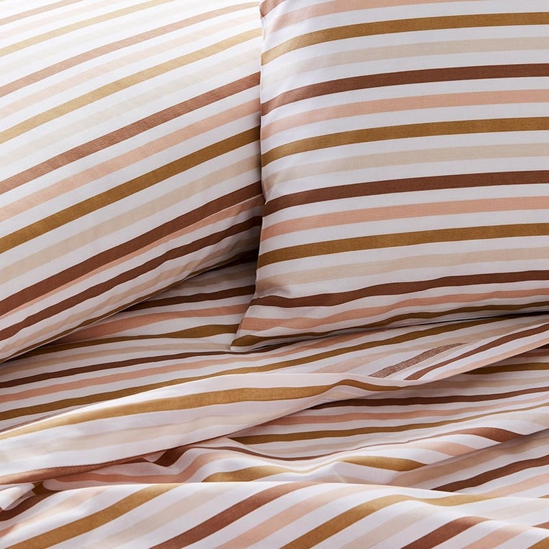 Printed Sandy Stripe Sheet Set