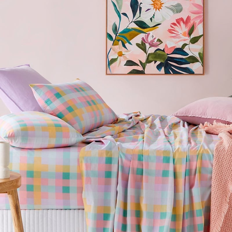 Printed Sorbet Check Sheet Set