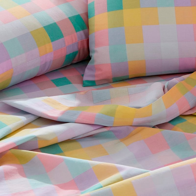 Printed Sorbet Check Sheet Set
