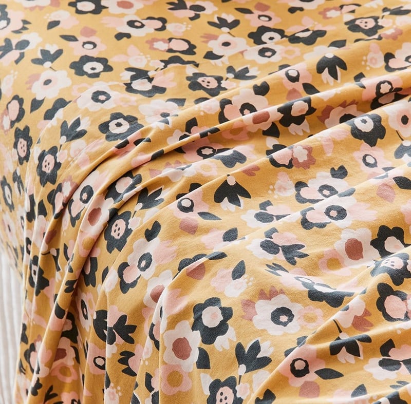 Printed Spice Floral Sheet Set