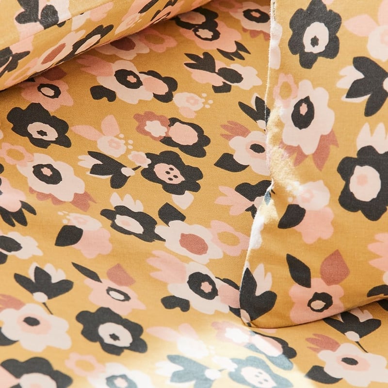 Printed Spice Floral Sheet Set