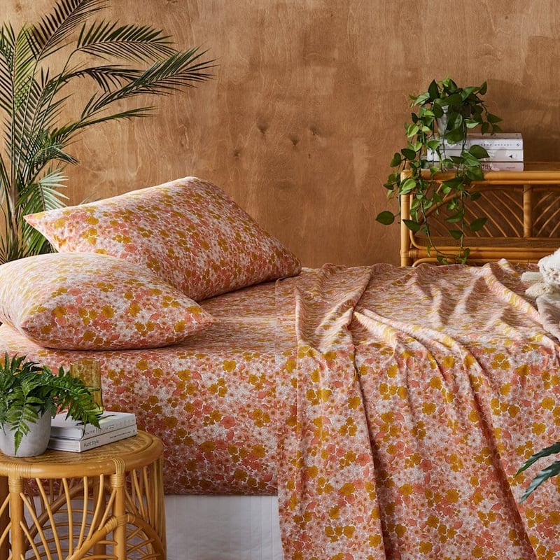 Printed Sunset Bloom Sheet Set