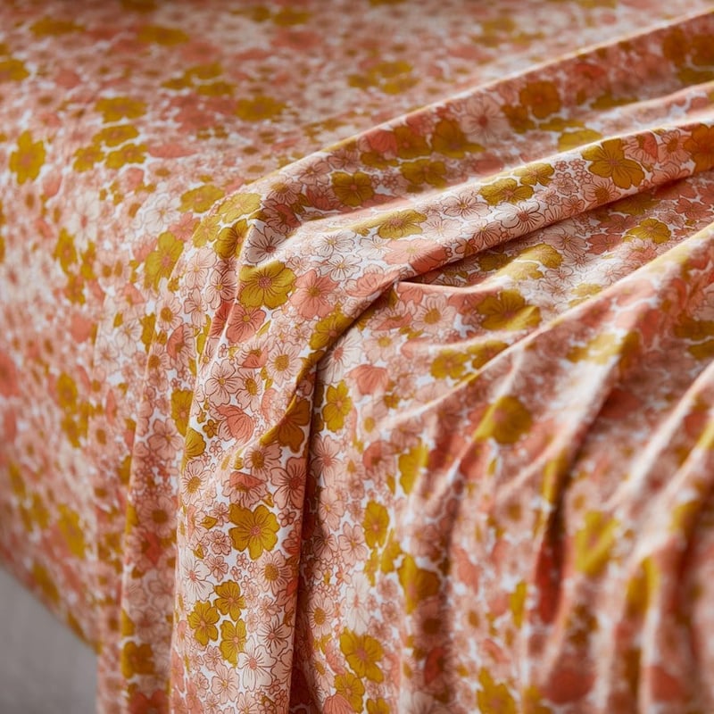 Printed Sunset Bloom Sheet Set