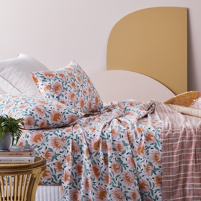 Printed Waratah Sheet Set