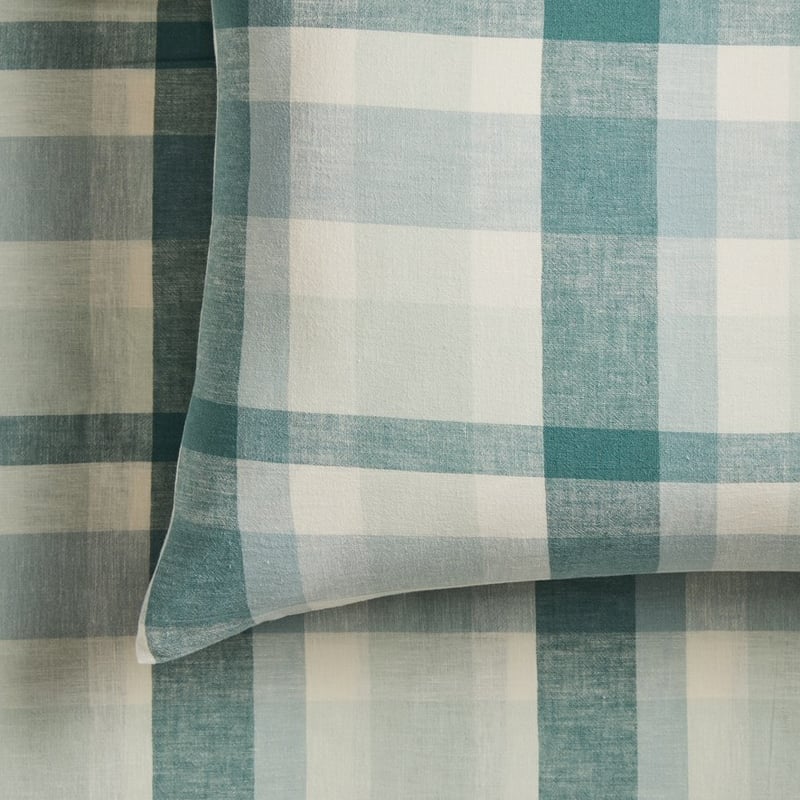 Vintage Washed Linen Soft Sage Sheet Set