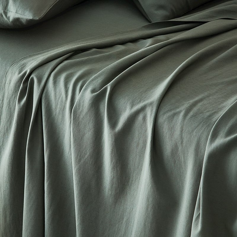 Bamboo Linen Cypress Sheet Separates