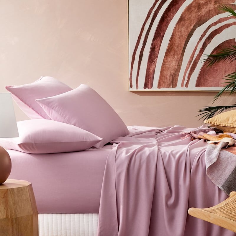 Bamboo Linen Lavender Sheet Separates