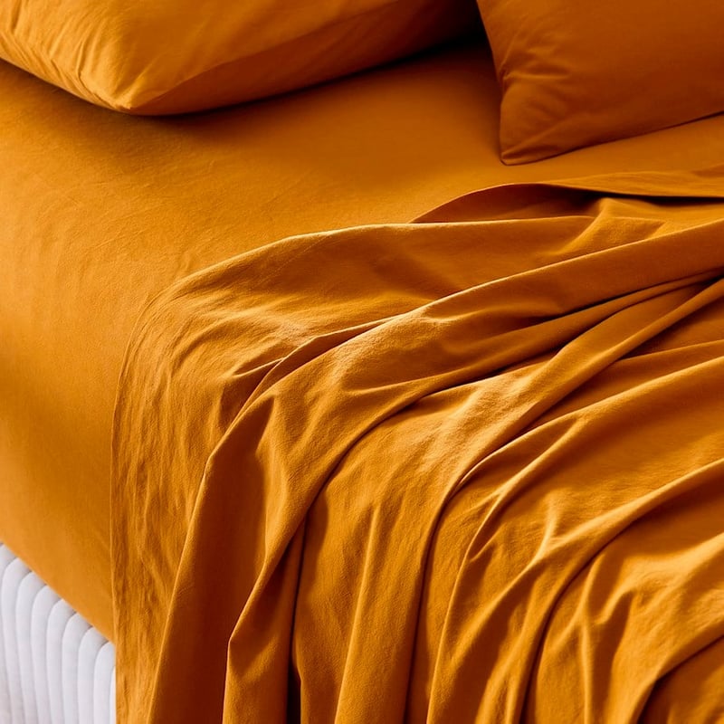 Stonewashed Cotton Chai Sheet Separates