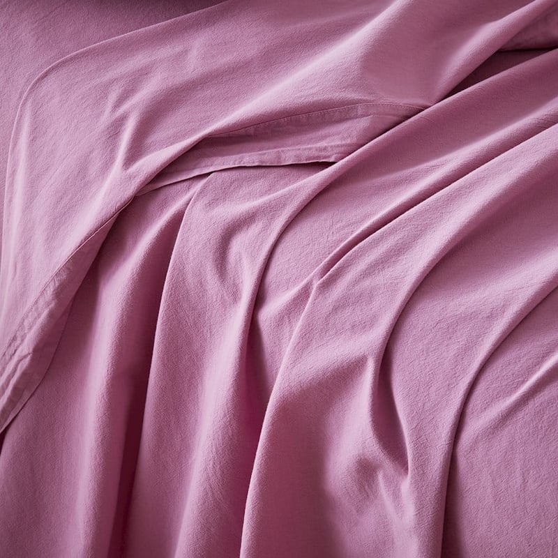 Stonewashed Cotton Mulberry Sheet Separates 