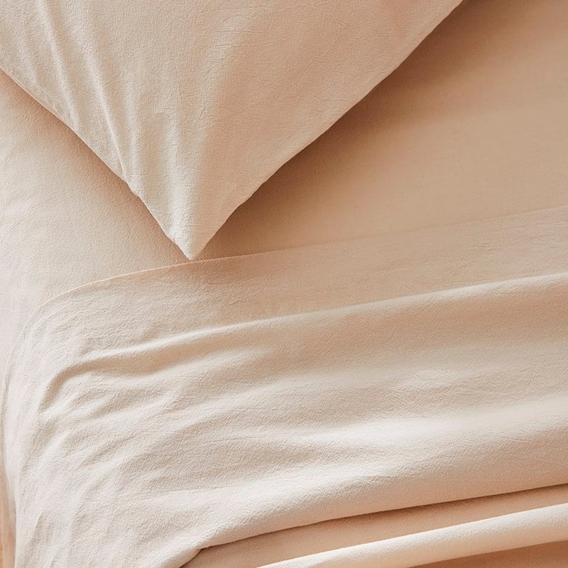 Stonewashed Cotton Sand Sheet Separates