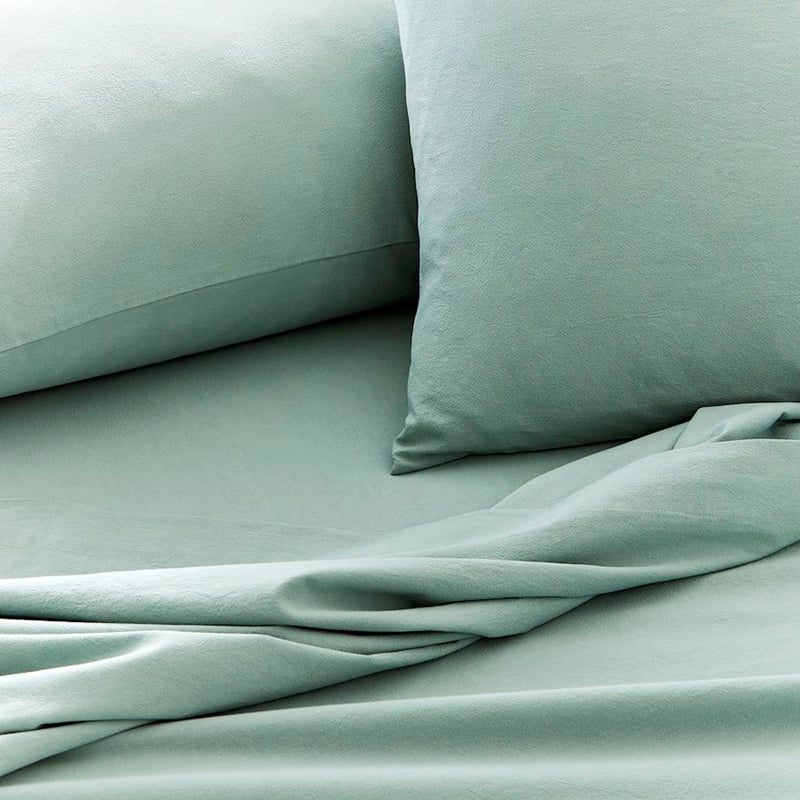 Stonewashed Cotton Gumleaf Sheet Set