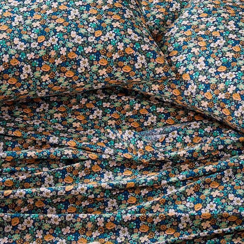 Printed Libertine Floral Green Sheet Set