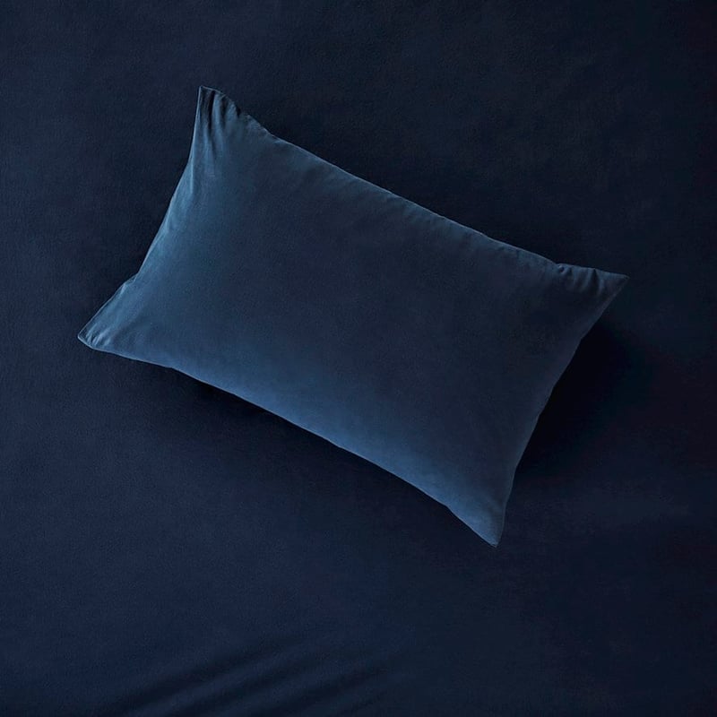 Stonewashed Cotton Navy Sheet Set