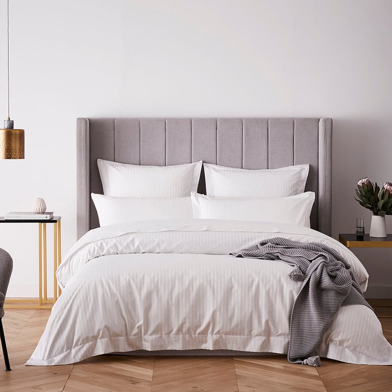 1200TC Snow Stripe Sheet Set