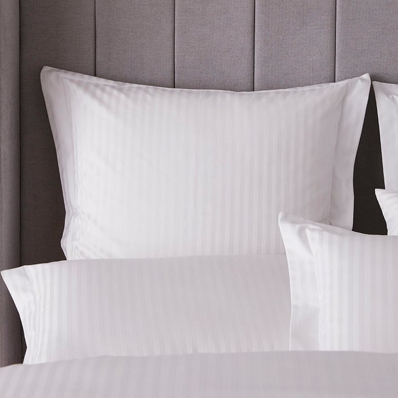 1200TC Snow Stripe Sheet Set