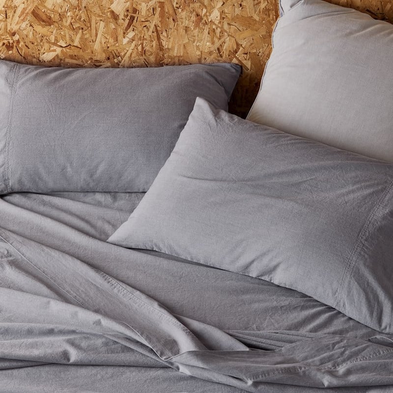 Mark Tuckey Organic Cotton Chambray Denim Sheet Set