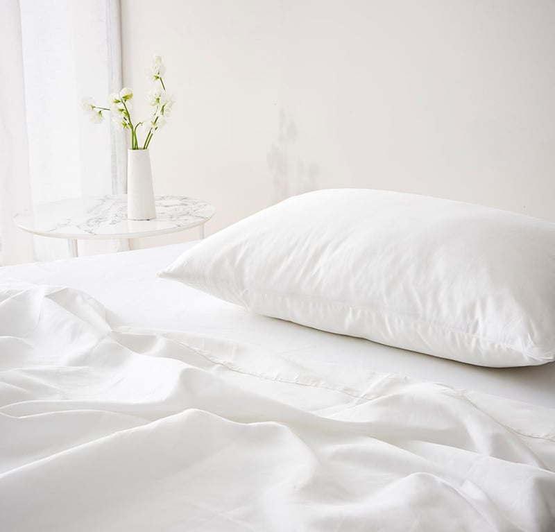 Cool White Sheet Set