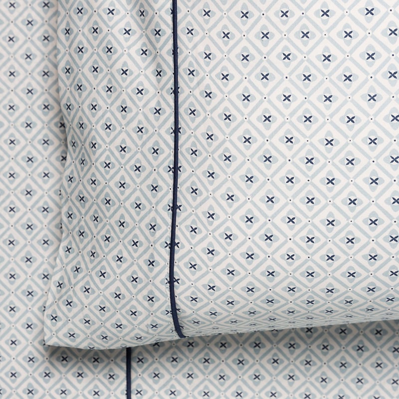 Kashmir Blue Sheet Set