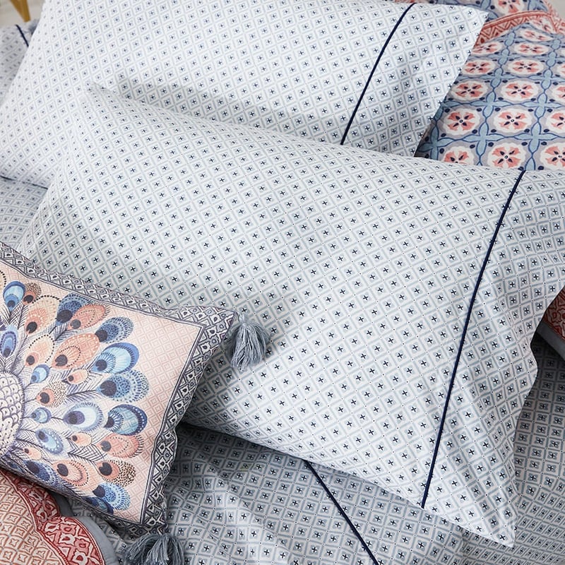 Kashmir Blue Sheet Set