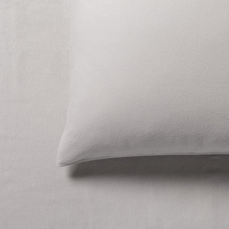Plain Dye Flannelette Silver Sheet Set