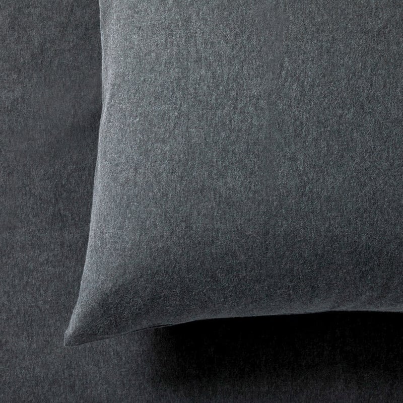 Plain Dyed Charcoal Flannelette Sheet Separates