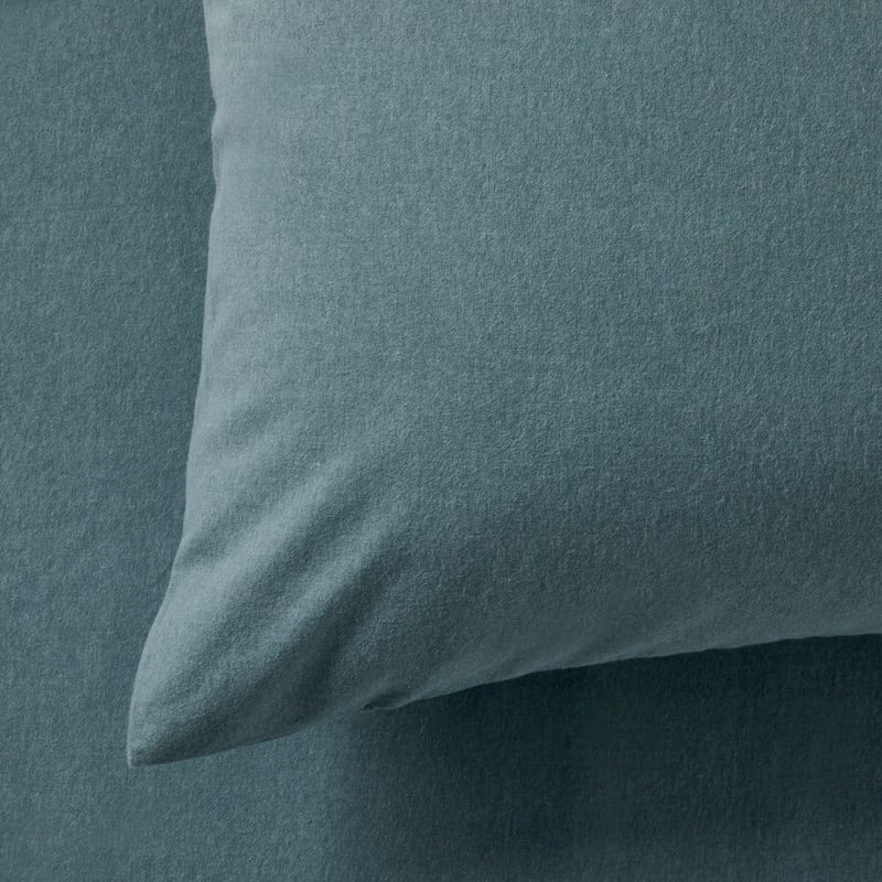 Plain Dyed Sage Flannelette Sheet Separates