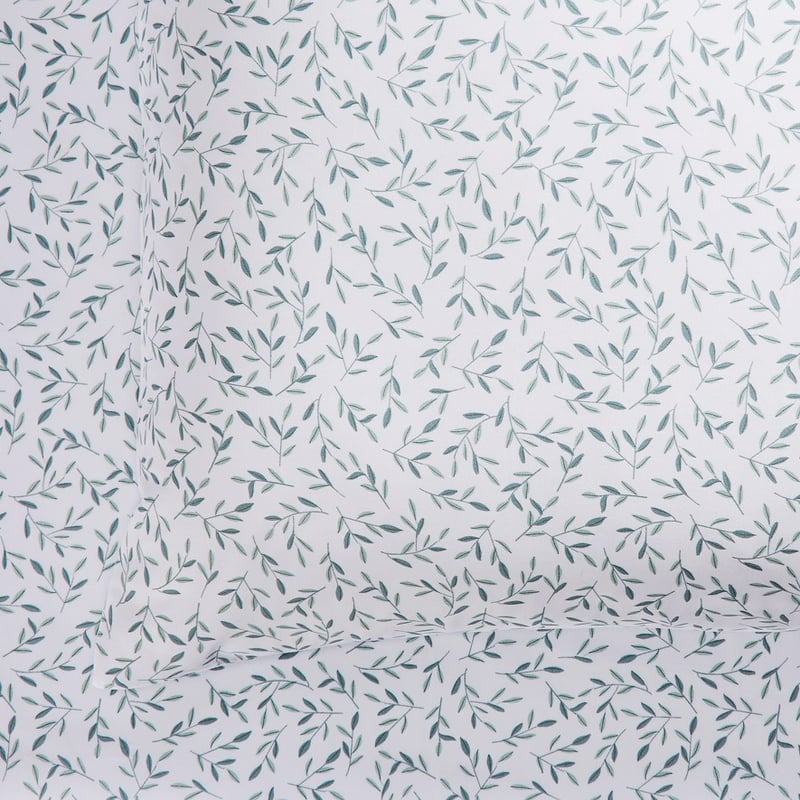 500TC Pima World's Softest Cotton Green Leaf Sheet Set