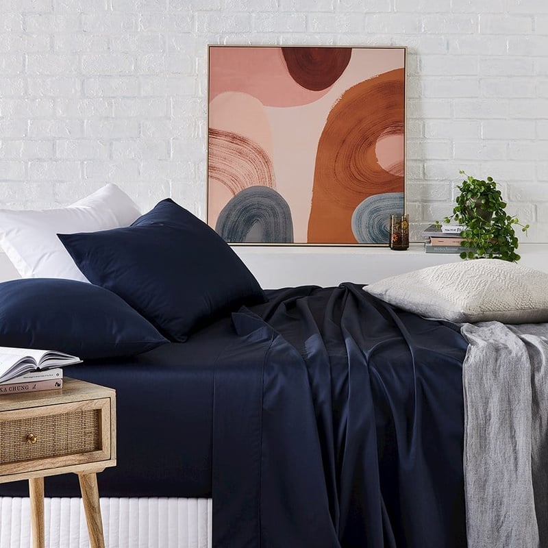 Worlds Softest Cotton Navy Sheet Set