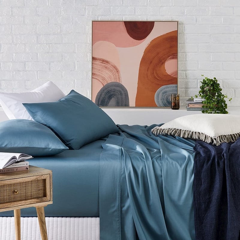 500TC Pima Cotton Worlds Softest Cotton Atlantic Sheet Separates + Pillowcases