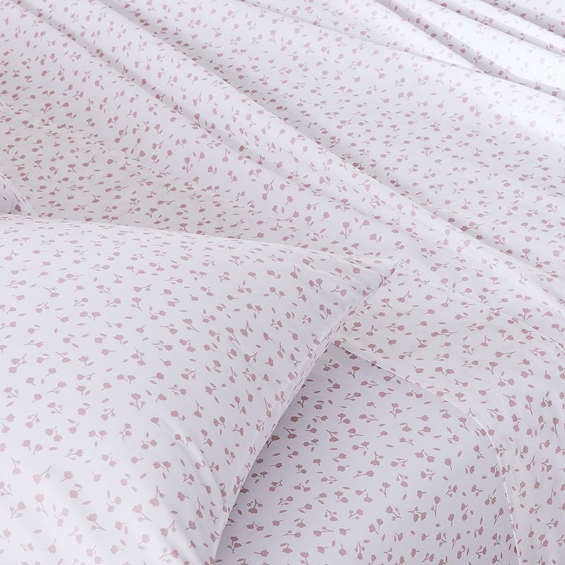 500TC Pima Cotton World's Softest Cotton Dusty Pink Tulip Sheet Separates