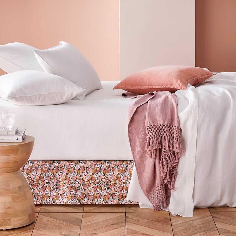 Printed Retro Floral Valance